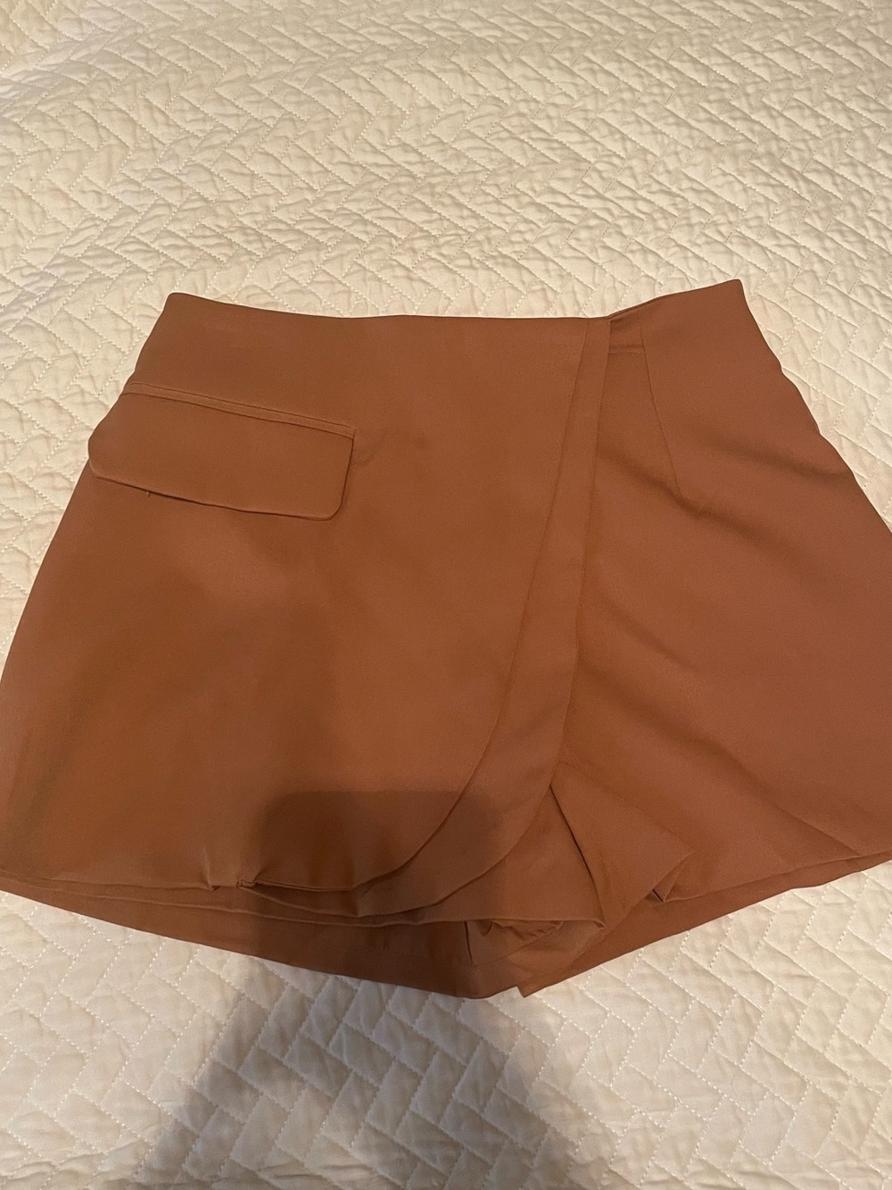 DO+BE High-Waisted Asymmetrical Wrap Skort